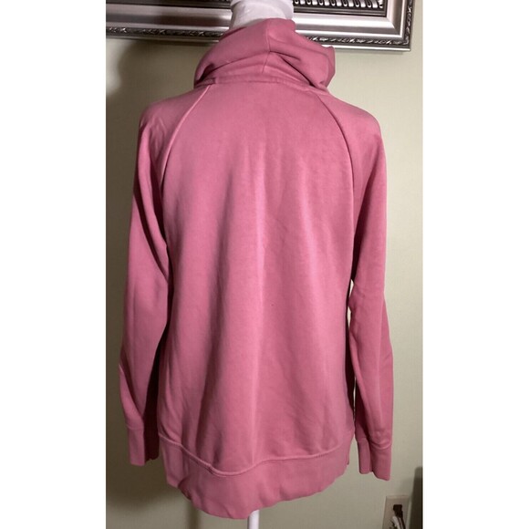 Nike Women's Get Fit Funnel-Neck Pink Pullover Sweatshirt (CU5659-614) Size S - Picture 5 of 10